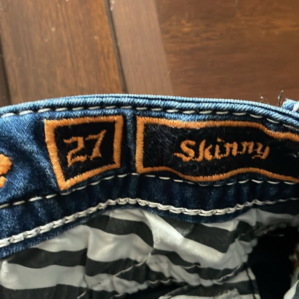 Women’s Rock Revival Betty Skinny blue jeans size 27 - Picture 4 of 15